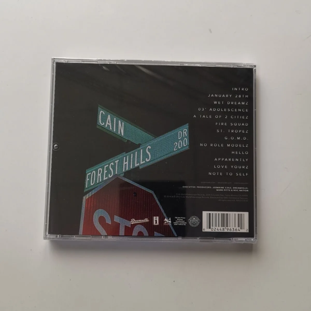 Rap J Cole Music Record CD 2014 Forest Hills Drive Album Cosplay Compact Disc Walkman Car Soundtracks Box Party Music Collection