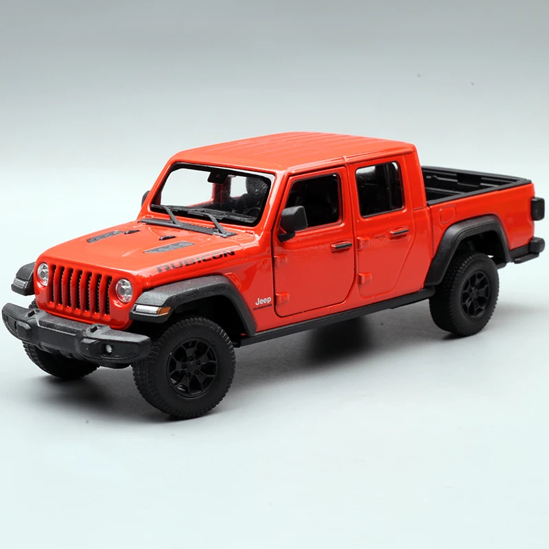 WELLY 1:27 Jeep Wrangler Rubicon Gladiator Alloy Pickup Car Model Diecasts Metal Off-Road Vehicles Car Model Childrens Toys Gift