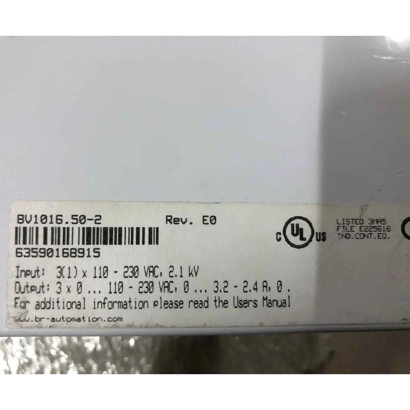 8V1016.50-2 Servo drive para B&R