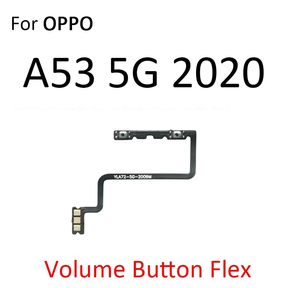 Power ON OFF Mute Switch Control Key Volume Button Flex Cable For OPPO A52 A53 A53s A54 A54s 2020 4G 5G Replacement Parts