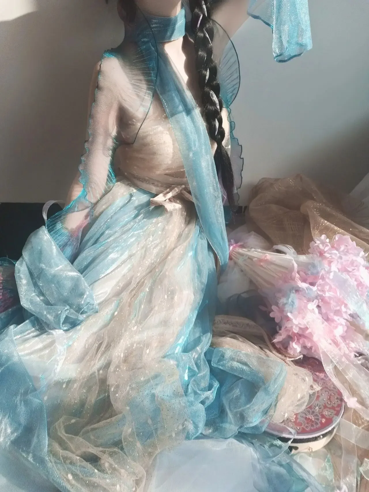 عناصر هانفو هان قصة خيالية محسنة ، صحراء زرقاء