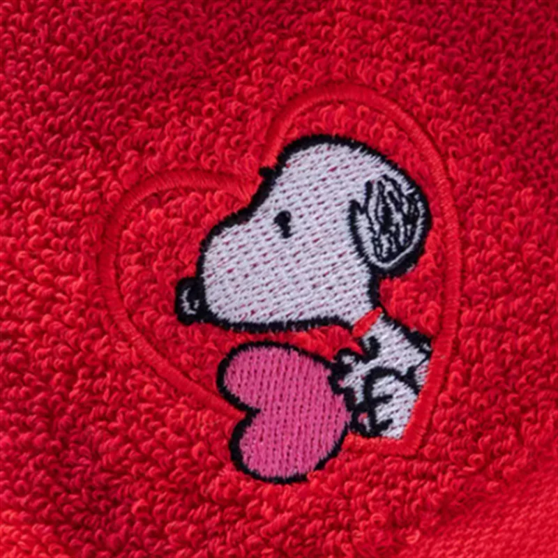 74x34 سنتيمتر سنوبي منشفة قطن الصين منشفة حمراء الكبار الأطفال اليد المطرزة الفاخرة اليد الوجه الحمام منشفة لينة مريحة