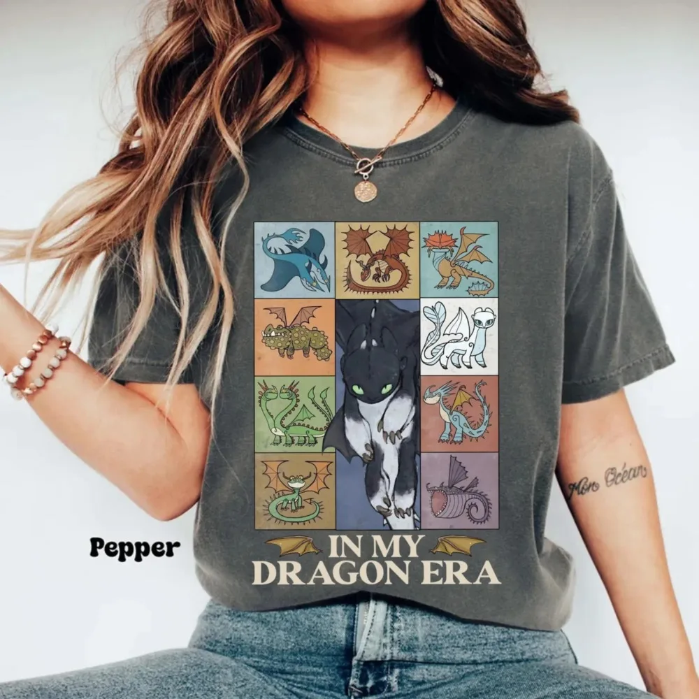 Comfort Colors Disney How to Train Your Dragon Era Shirt, Disney Family Trip Shirt, In My Dragon Era Shirt