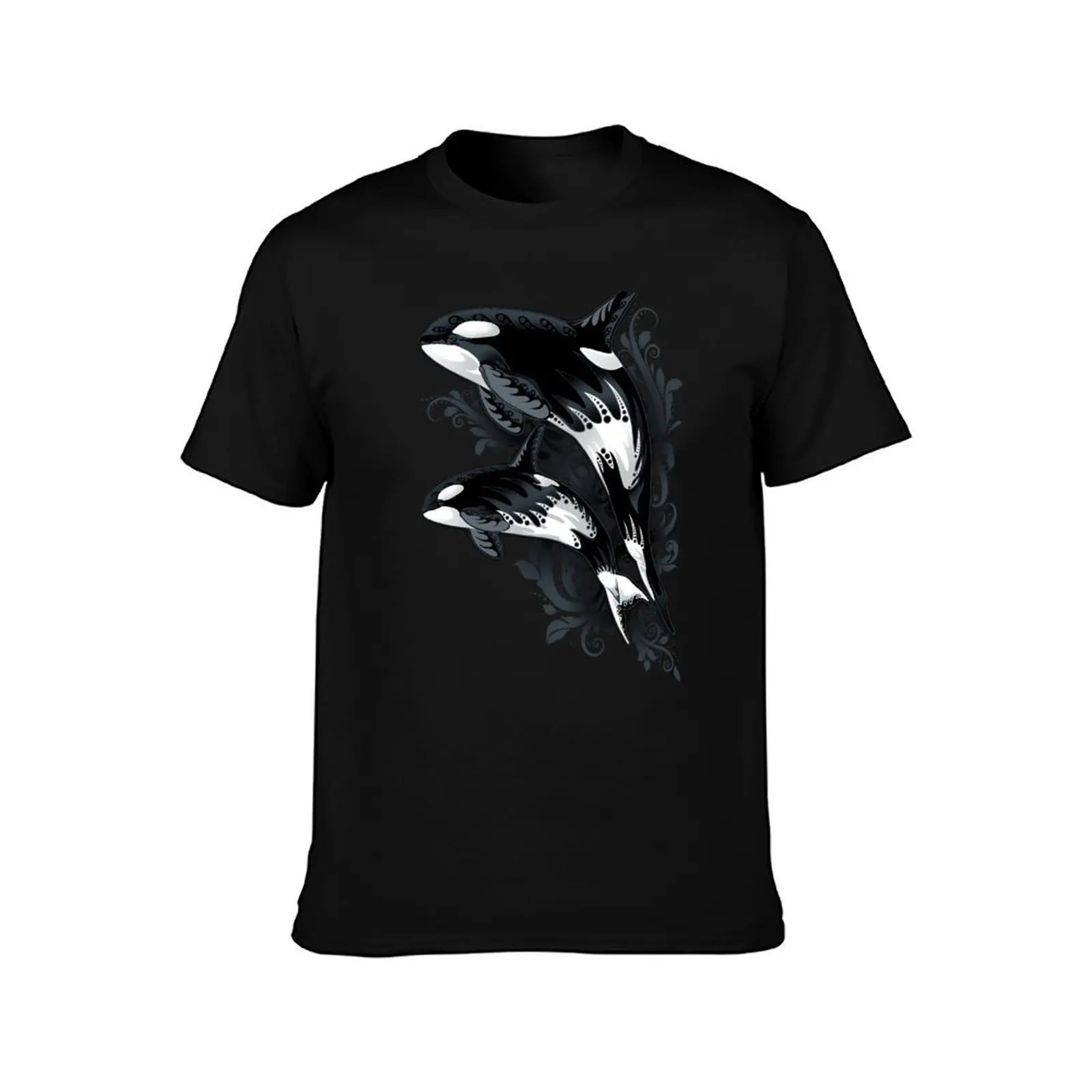 Orca Grey T-Shirt anime figures sports fans customs design your own Blouse mens champion t shirts