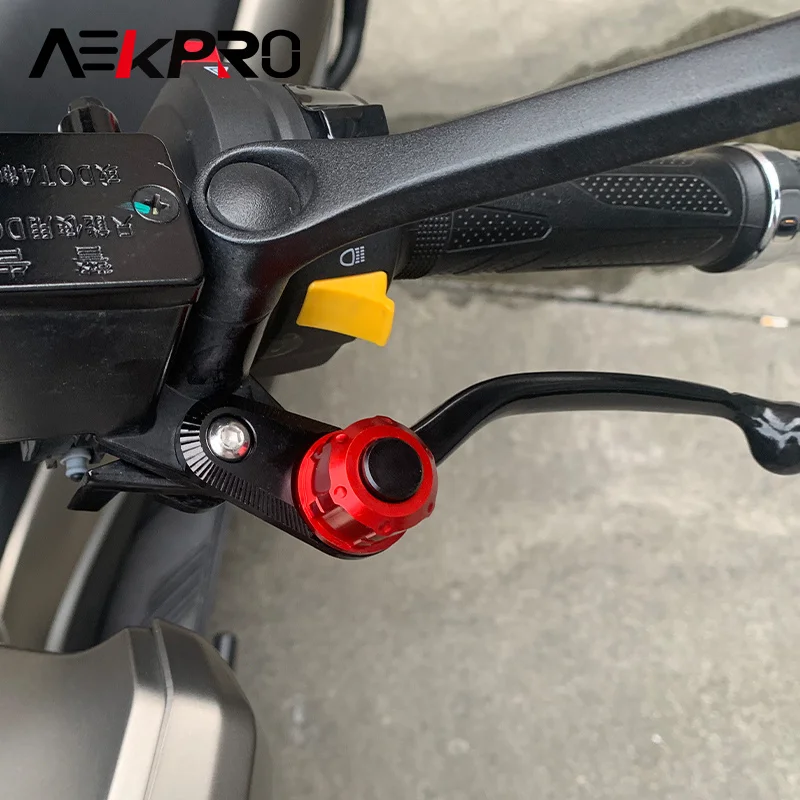 For YAMAHA AEROX 125 NVX125 NVX155 Motorcycle Brake Lever Parking Switch Button Lock Parking Stop Auxiliary Lock nvx Aerox 155