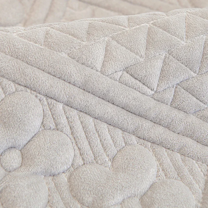 

1 шт., бархатный чехол для дивана с цветочным узором, универсальная утолщенная подушка для дивана, однотонный нескользящий коврик для полотенец для дивана для гостиной