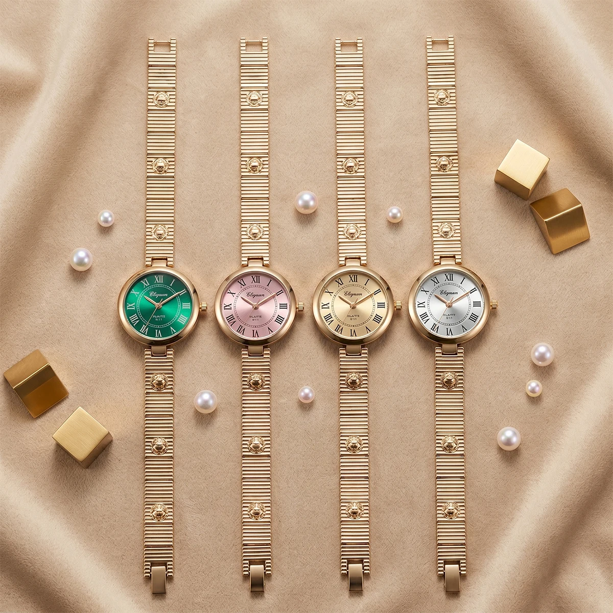 New Luxury Niche Women's Watch, Simple Roman Scale Quartz Watch, High-End Fashion Casual Bracelet Watch