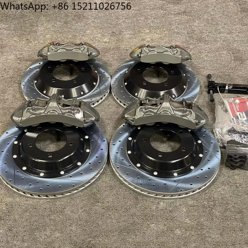 4 6 8 وعاء الفرجار مجموعة غطاء ترقية أنظمة الفرامل السيارات الكبيرة الفرامل الدوارات أقراص عدة لأودي S6 C7 S8 A6 C8 Rs7 S4 B85