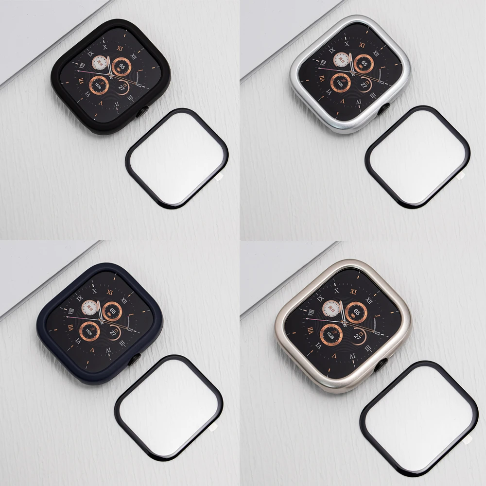 Schutzhülle aus PC-Gehäuse, Glas für Redmi Watch 5, kratzfeste Folie, Stoßstangen-Displayschutzfolie für Xiaomi Redmi Watch 4, Watch5-Gehäuse