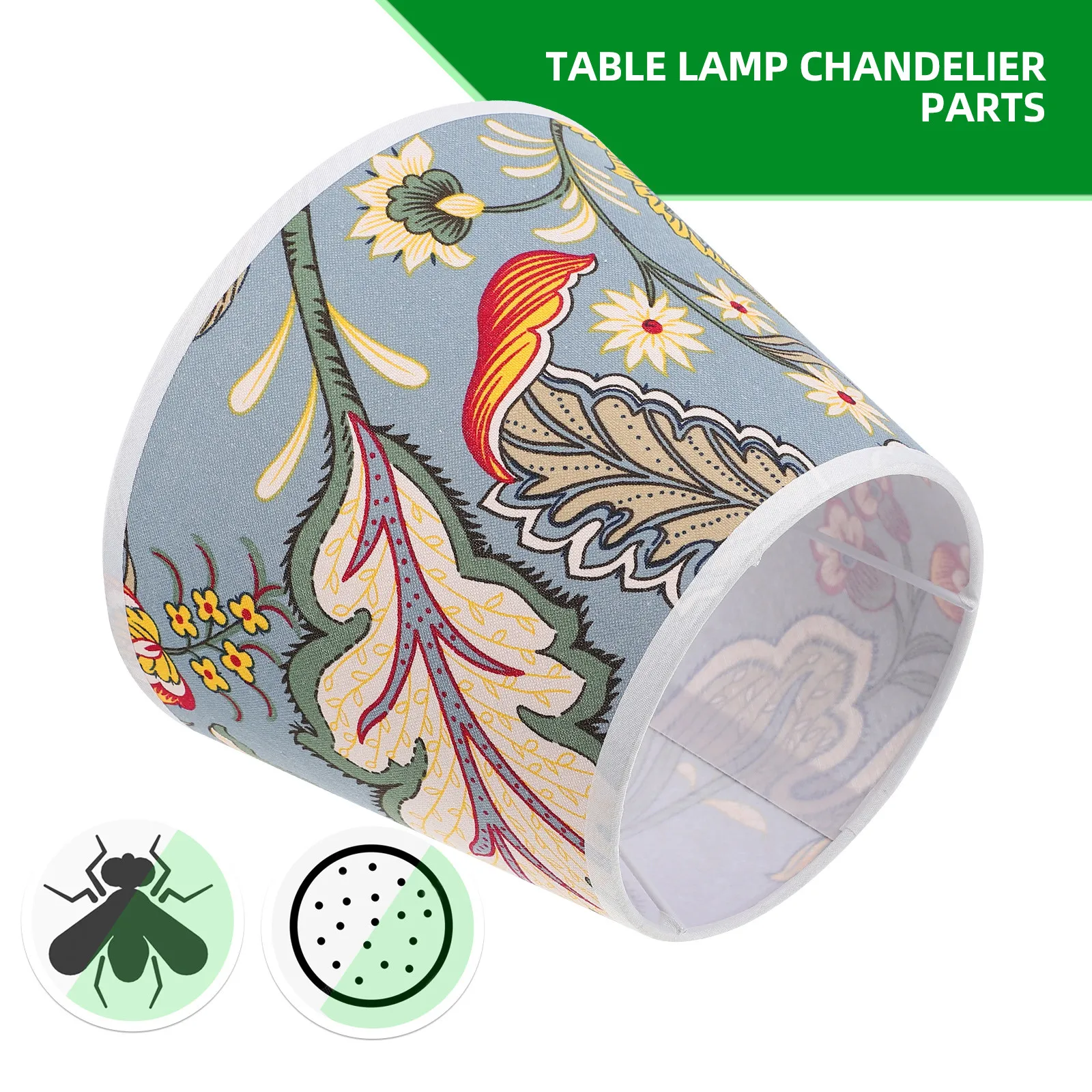 

Cloth Lampshade Simple Colorful Design Dust-Proof Light Cover For Bedroom Living Room Decor Lamp Cover Accessory