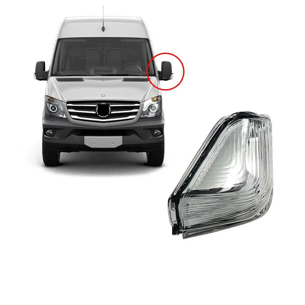 1pc Caravan Rearview mirror turn signal FOR MERCEDES SPRINTER 2006 ONWARD left/right mirror indicator repeater len car accessory