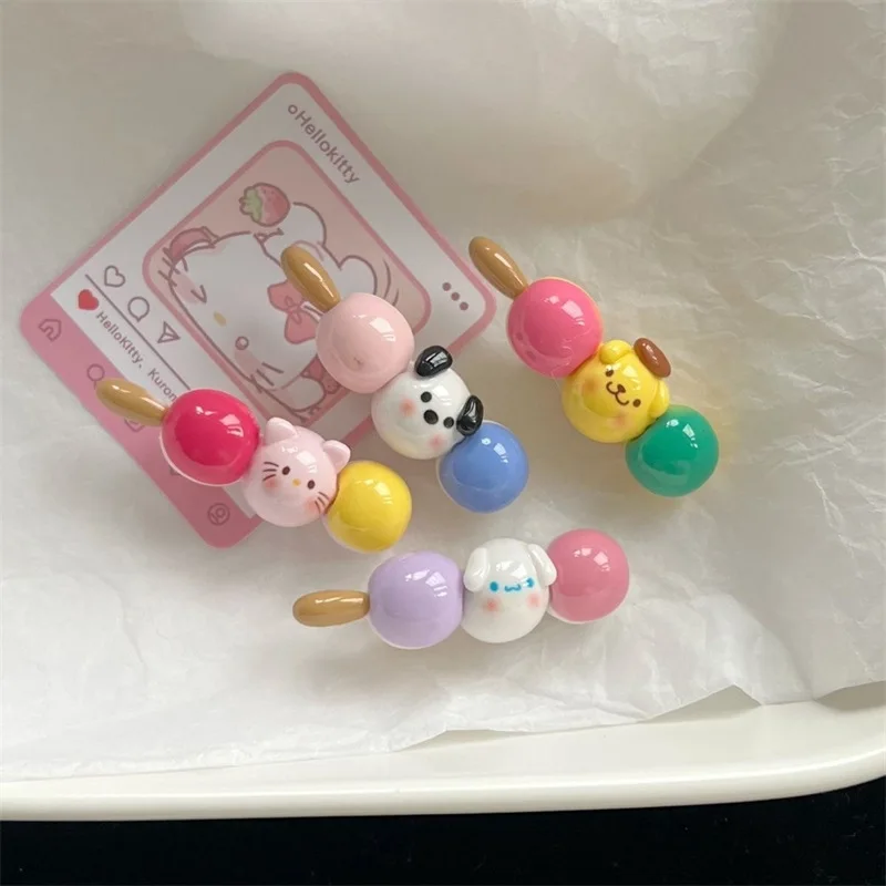 New Cute Food Play Bangs Clip Headdress Candy Color Side Clip Duckbill Clip Hair Sweet Hair Card Girls Jewelry Hair Accessories