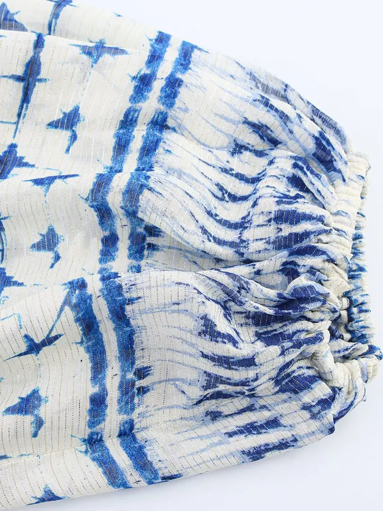 2025 Summer Vintage Casual Chic Women Dress Floral Print V-Neck Long Sleeve Mini Dress New Fashion Holiday Dress