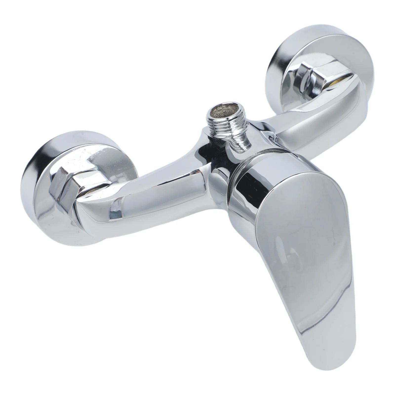 Mixing Valve for Shower Faucet with G1/2 Inch Thread and Adjustable Mounting Center for Hot and Cold Water Heater Installation