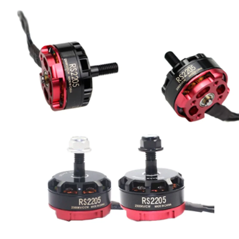 มอเตอร์ไร้แปรงถ่าน CW ccw RS2205 2205 2300KV RC สำหรับ2-6S 20A/30A/40A บังคับวิทยุ FPV QAV250มัลติคอปเตอร์โดรนแข่ง