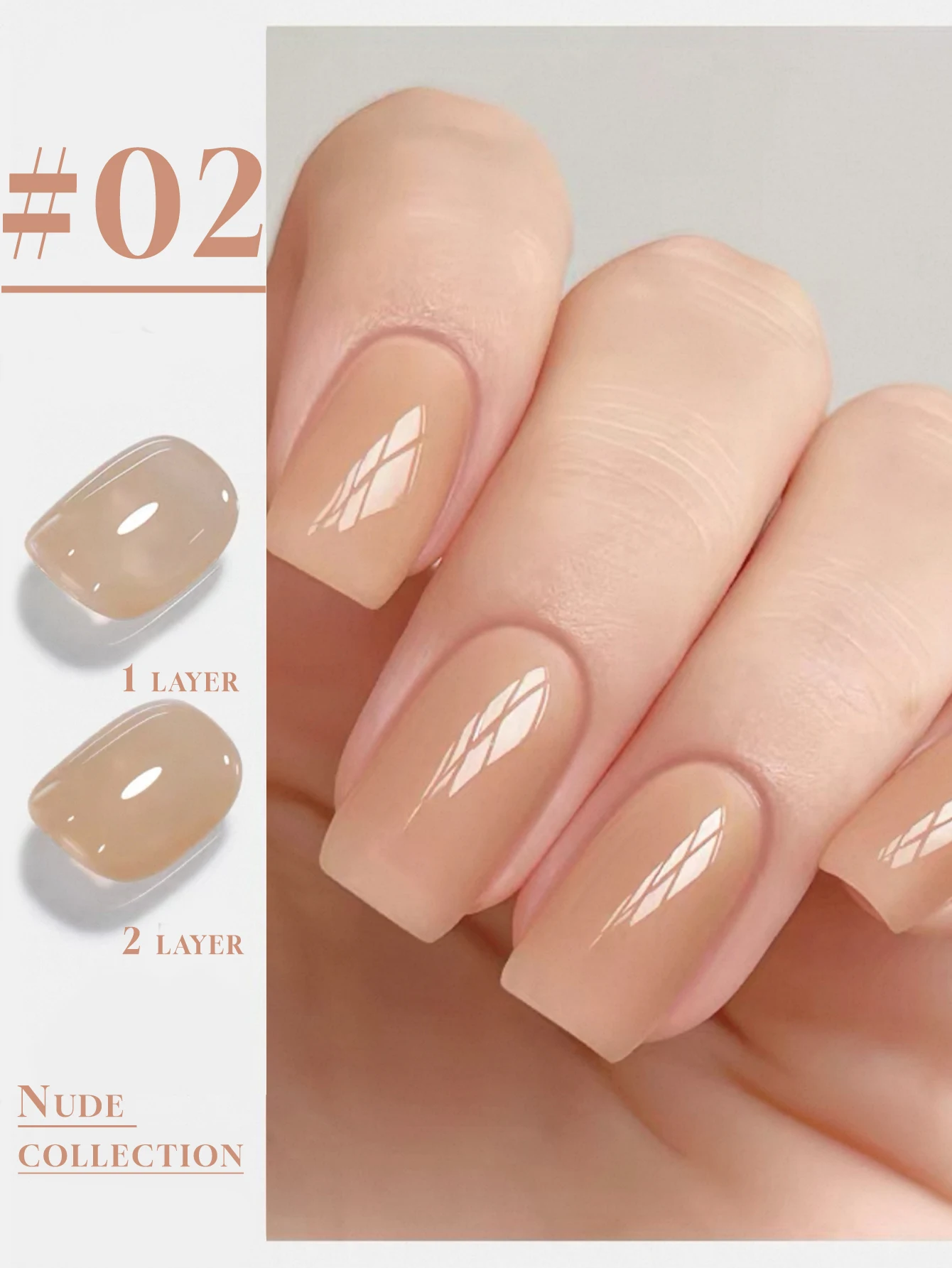 1-7 SZTUK ZESTAW ŻELOWYCH LAKIERÓW DO PAZNOKCI W KOLORACH NUDE, IDEALNY DO ZAŁĄCZANIA ŻELOWYCH LAKIERÓW LUB DO SAMODZIELNEGO ZDJĘCIA PAZNOKCI W DOMU I W SALONIE