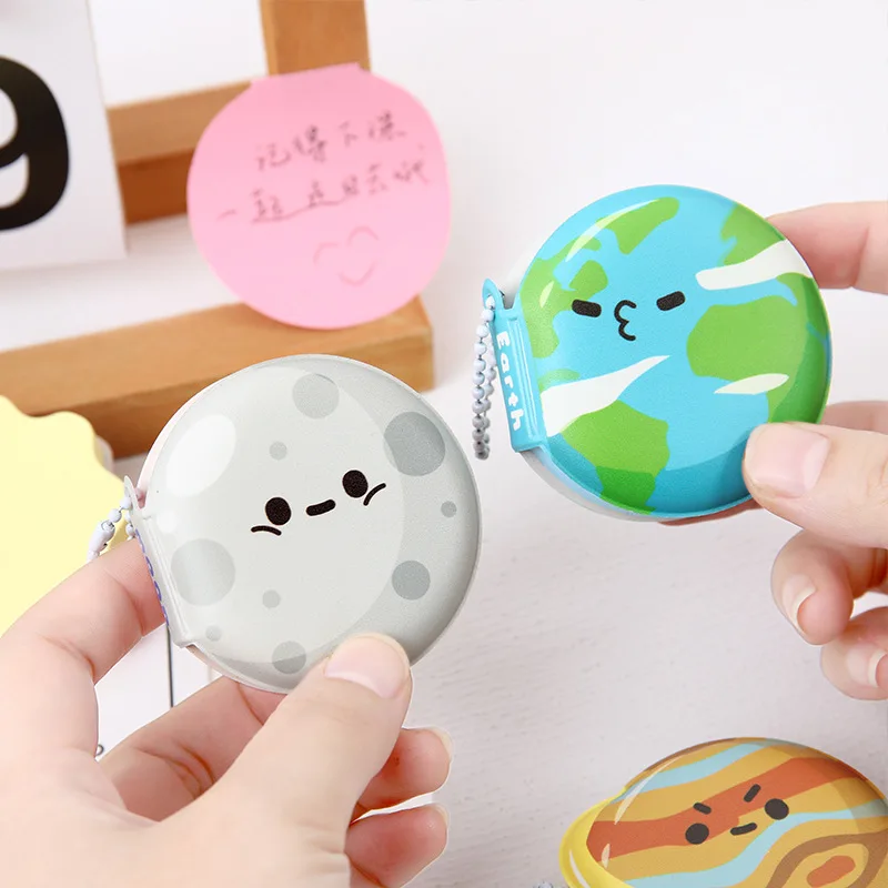 6 Pcs Memo Pads Wholesale New Planet Series Stress Relief Stickers Notes Portable Pendant Book Cute Snack Coloring Book