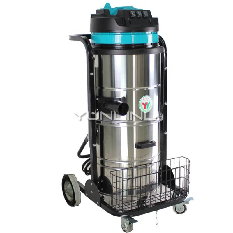 Промышленное оборудование для удаления пыли объемом 60 л для удаления пыли в мастерской, мощный пылесос мощностью 3000 Вт