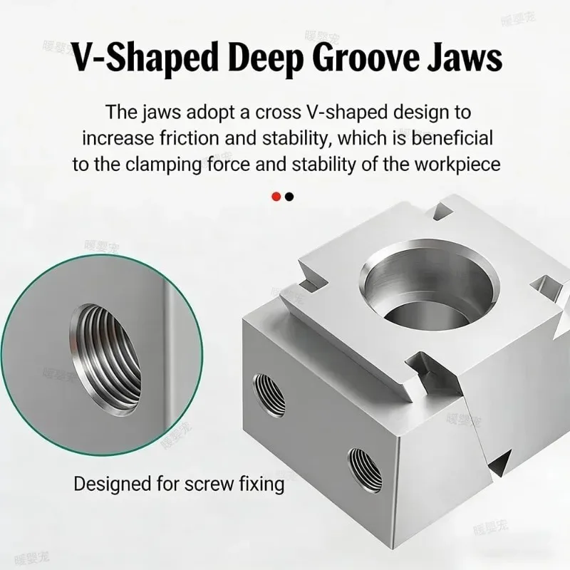 M6 M10 Clamps Vise CNC Bench Vise OK Vise Wedge Clamps Precision Modular Single Bilateral Vise For Industrial Machining