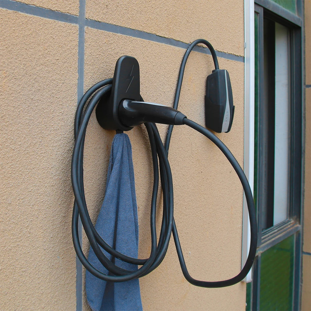 Für Tesla Modell 3 Y Auto Ladegerät Halter Stecker Halterung EU UNS Adapter Stand Wand Halterung Lade Kabel Organizer Zubehör