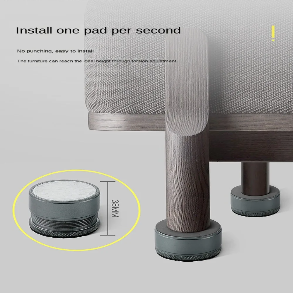 Bed Furniture Risers Anti Vibration Pads Shock Mute Mats Table Mats Metal Table Feet  Bed Cushion Reduce Noises Tools