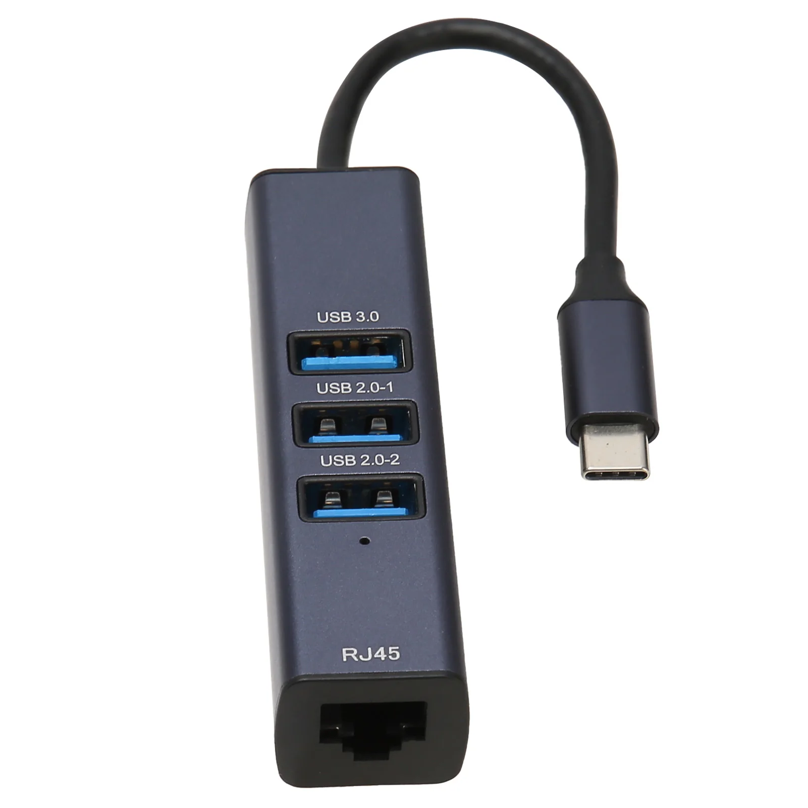 

Переносной концентратор 4 в 1 USB C RJ45, порт Ethernet 100 Мбит/с, 3 порта USB, адаптер USB C к Ethernet с отверстием для хранения для ноутбуков, планшетов