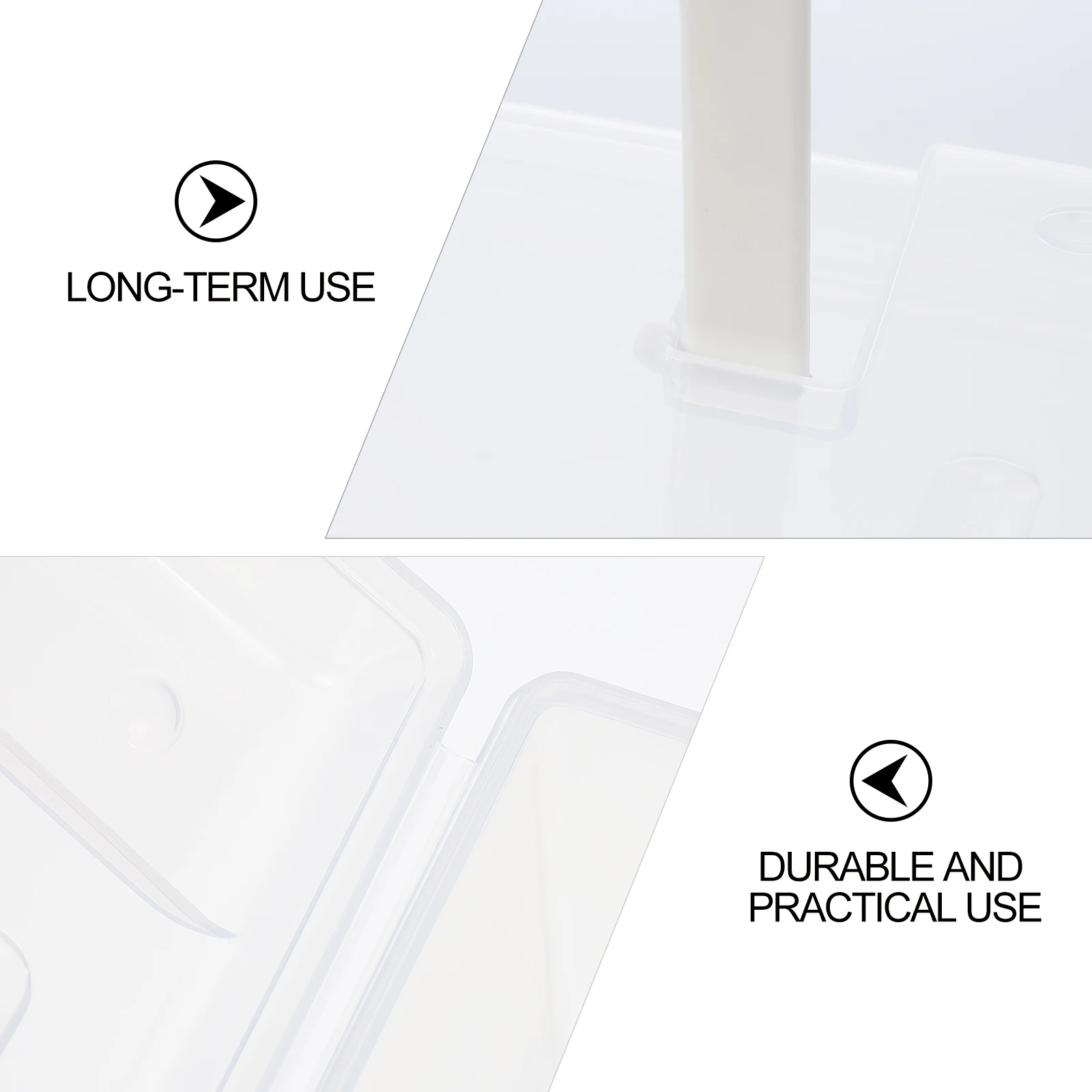 

1pc Large Capacity Storage Box Face Cover Organizer Portable Mask Container Transparent Lightweight Plastic Face Mask Holder
