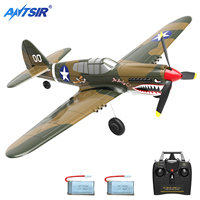 P40 RC Plane 2.4GHz 4CH EPP 6-Axis Gyro Remote Control Airplane One-Key U-Turn Aerobatic RC Fighter Aircraft RTF 761-13 Toy Gift