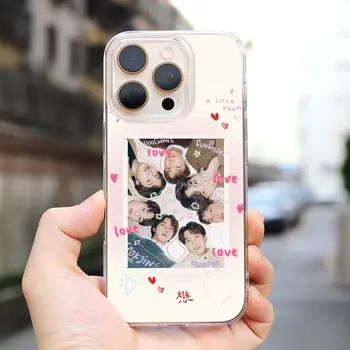 1個KPOP BTS手機殼,磁吸式,適用於iPhone 16/14/13/11/12/15 Pro Max/X/XR/XS Plus/SE,柔軟透明TPU材質 8 最佳銷售 BTS iPhone手機殼 - №4