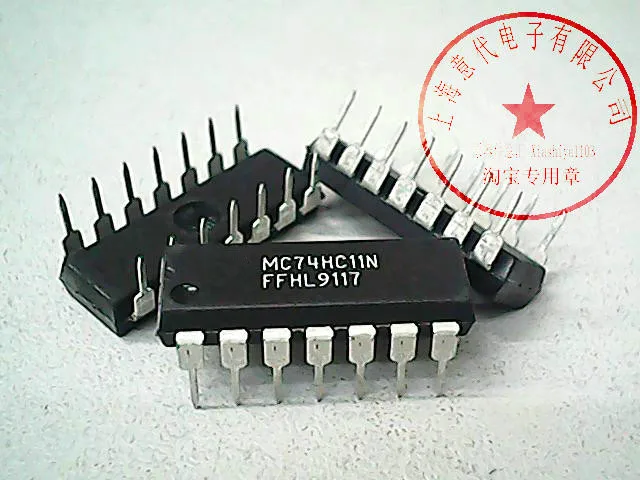 25PCS MC74HC11N 74HC11 DIP-14 original In Stock Triple 3-Input AND Gate IC NEW