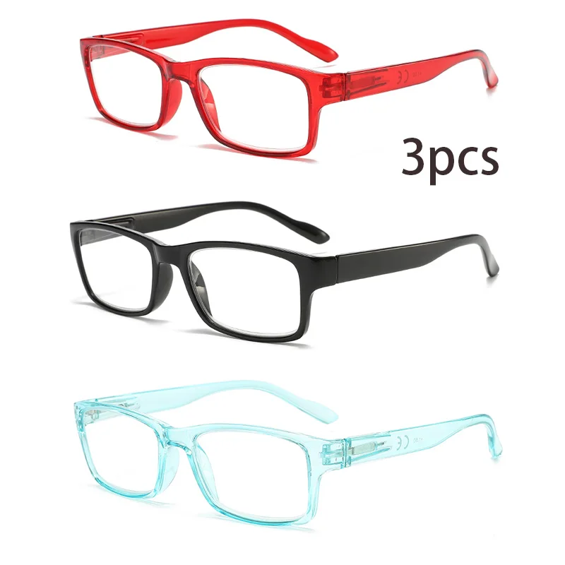 3pcs Three-Pair Pack Anti-Blue Light Reading Glasses