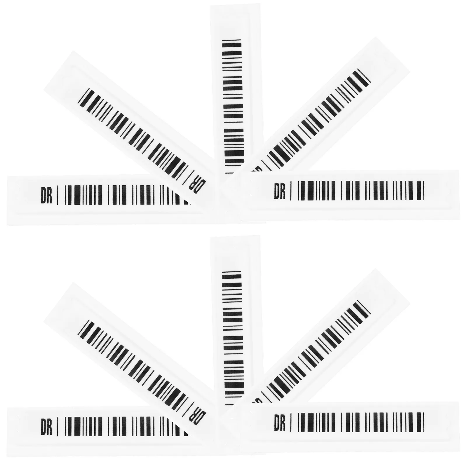 

108 шт. легких противокражных наклеек простого дизайна, этикетки для товаров супермаркетов, противокражные этикетки для товаров супермаркетов