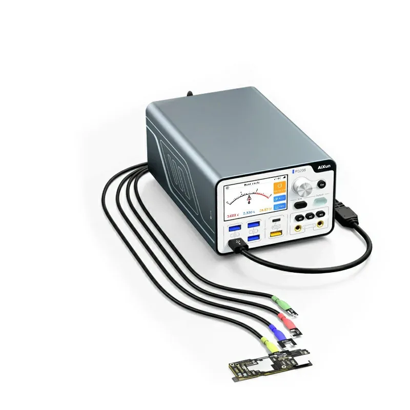 AiXun P3208 32V/8A Smart Geregeltes Netzteil Für iPhone 6-14ProMax Ein-taste Power-on test Motherboard batterie Schnelle Lade