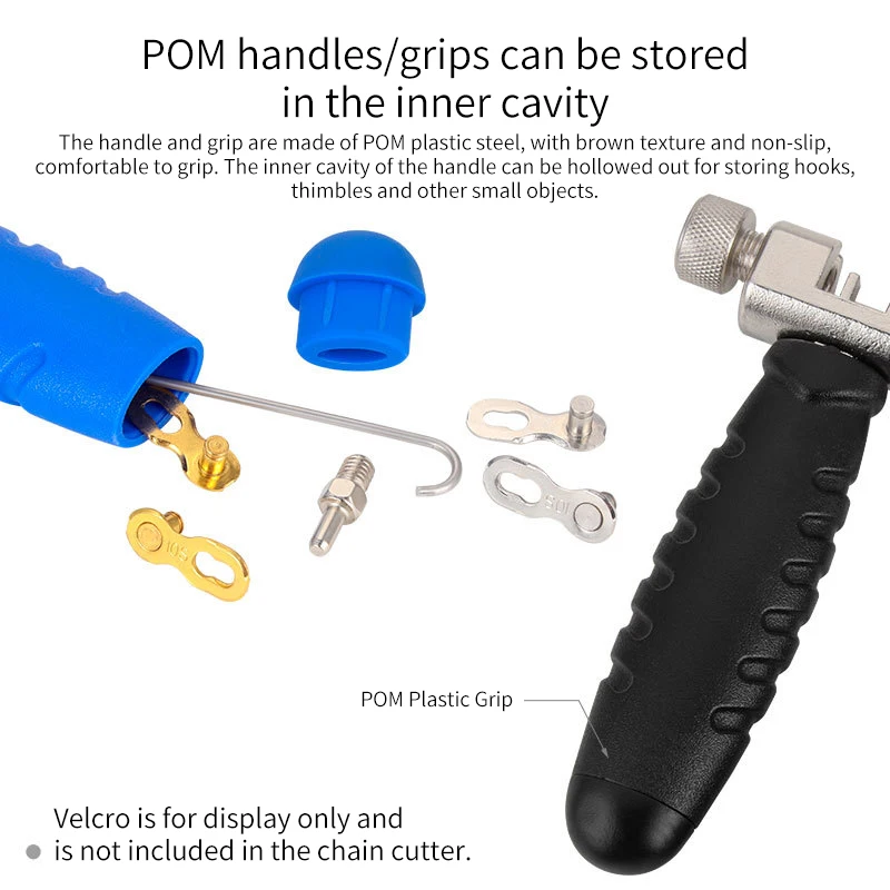 TOOPRE POM Plastic Steel Chain Pin Cutter Portable Bicycle Chains Link Breaker Splitter MTB Chains Cutter Repair Tool Device