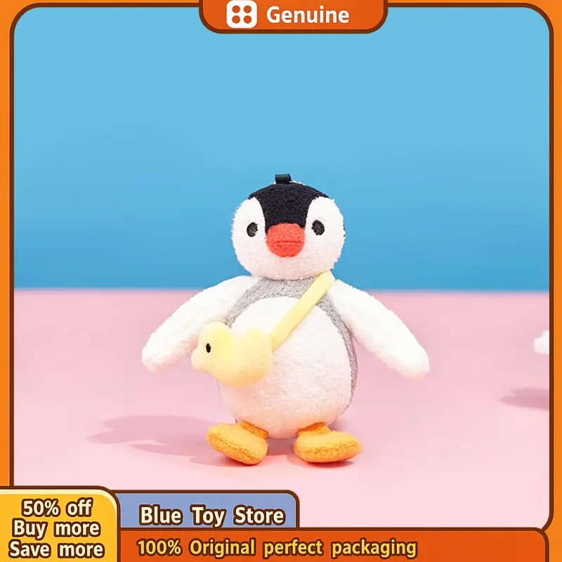 Genuino Pingu Kawaii Pinga Robby Ornamenti Ciondolo Pinguino Simpatico Peluche Bambola Regalo Borsa per Bambole Decorazioni Appese Modelli di Collezione