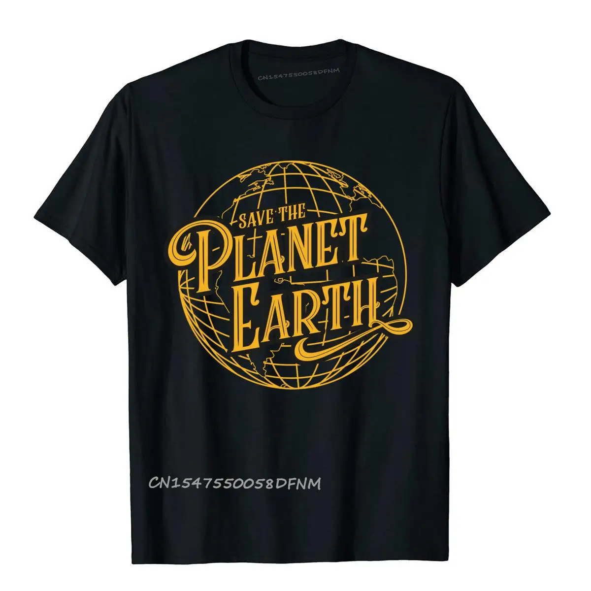 Save the Planet Earth Top T-shirts Hot Sale novelty Cotton Man Tops Shirt Preppy Style Luxury Camiseta