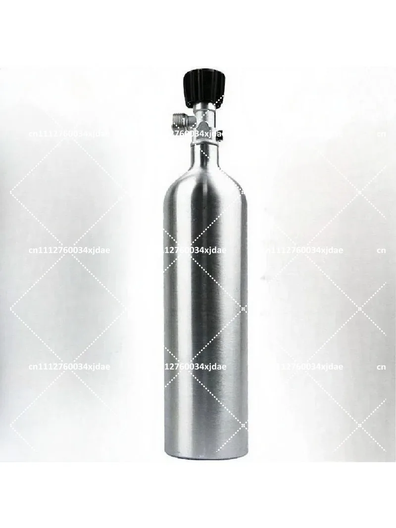 Aluminum CO2 Cylinder Set 0.6L 1L High Pressure Safe Durable for Aquascape Planted Tank Fish