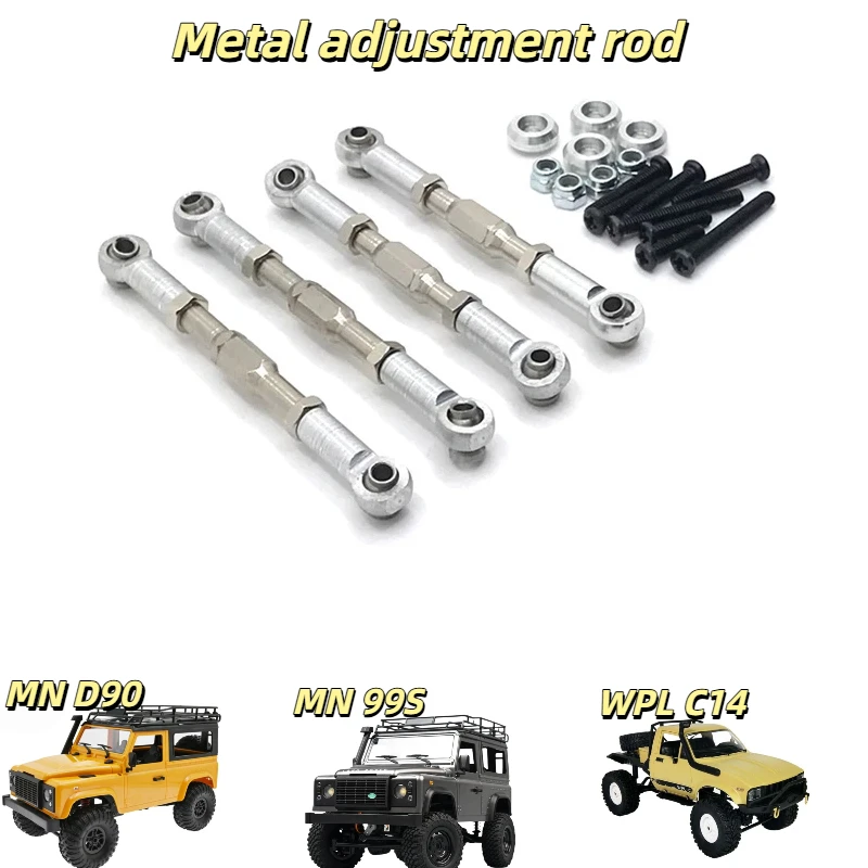 

Металлические регулируемые талрепы для радиоуправляемых краулеров MN D90 91 96 99S WPL C14 24 34 B16 – аксессуары для тюнинга