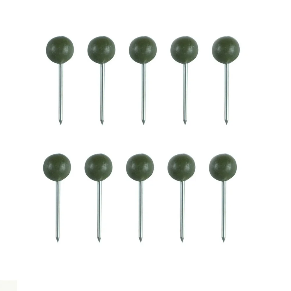 10pcs Plastic Hook Positioning Pins 12mm for Carp Fishing Line Box Accessories and Tackle Storage Applications