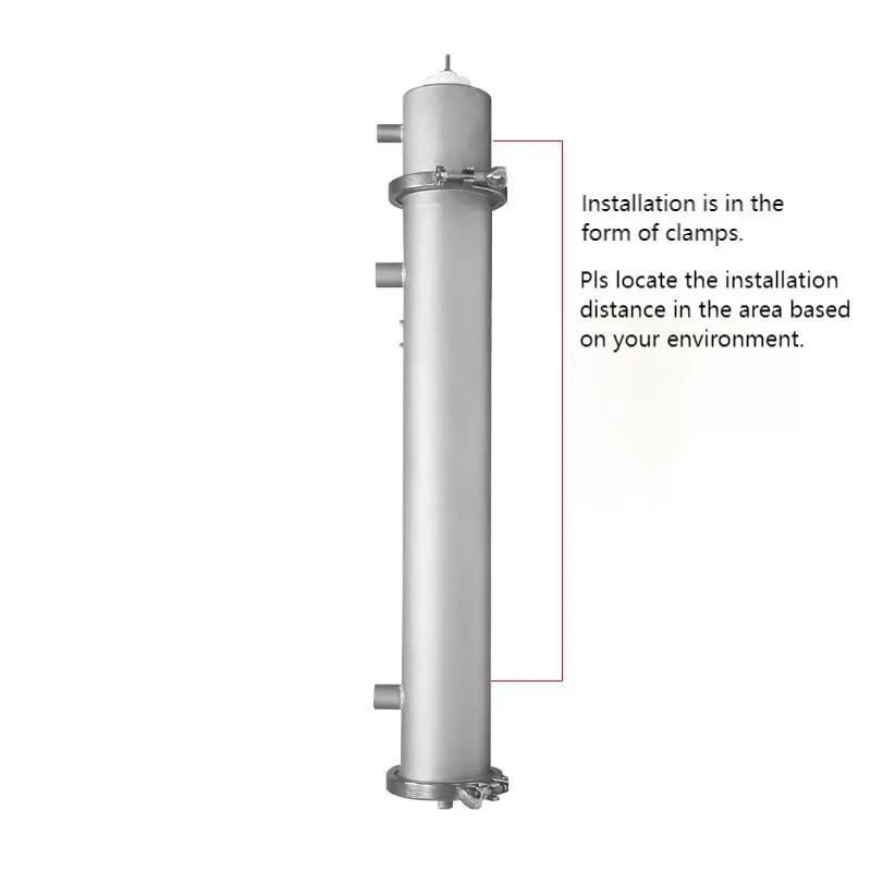 منقي مياه المزرعة لتنقية الهواء، مجموعة مولدات الأوزون لمعالجة المياه 100 جرام لتربية الأحياء المائية