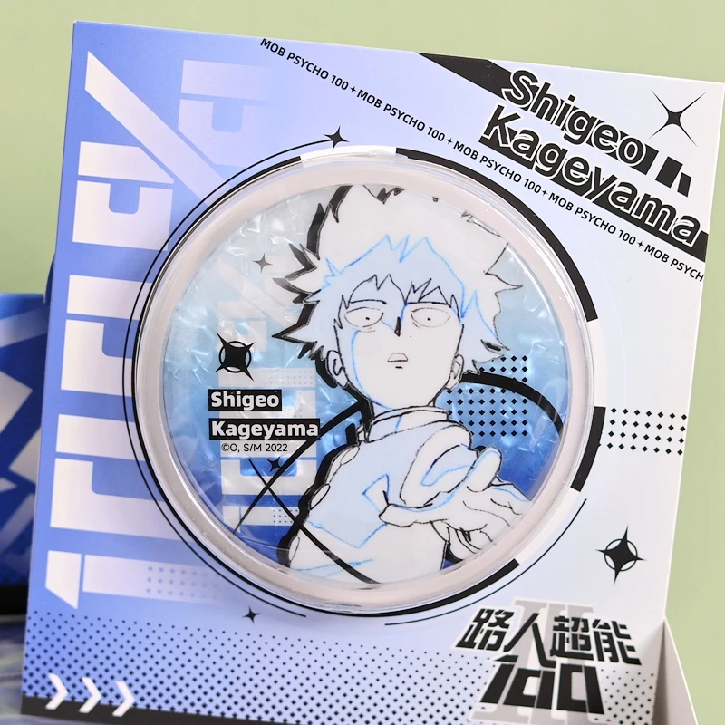 أنيمي موبو سايكو هياكو الدمل كاجياما شيجيو ريجن أراتاكا الغوغاء النفسي 100 تأثيري الكرتون شارة قلادة بروش شعار هدية