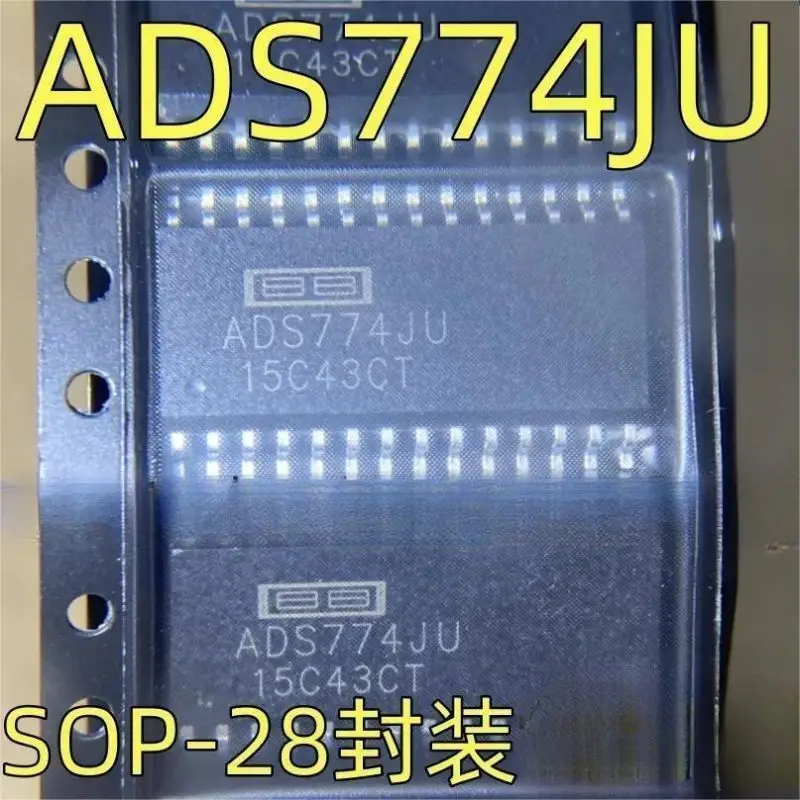 10PCS  ADS774JU Analog to Digital Converter SOP-28 Package Data Acquisition Chip IC to Ensure Quality