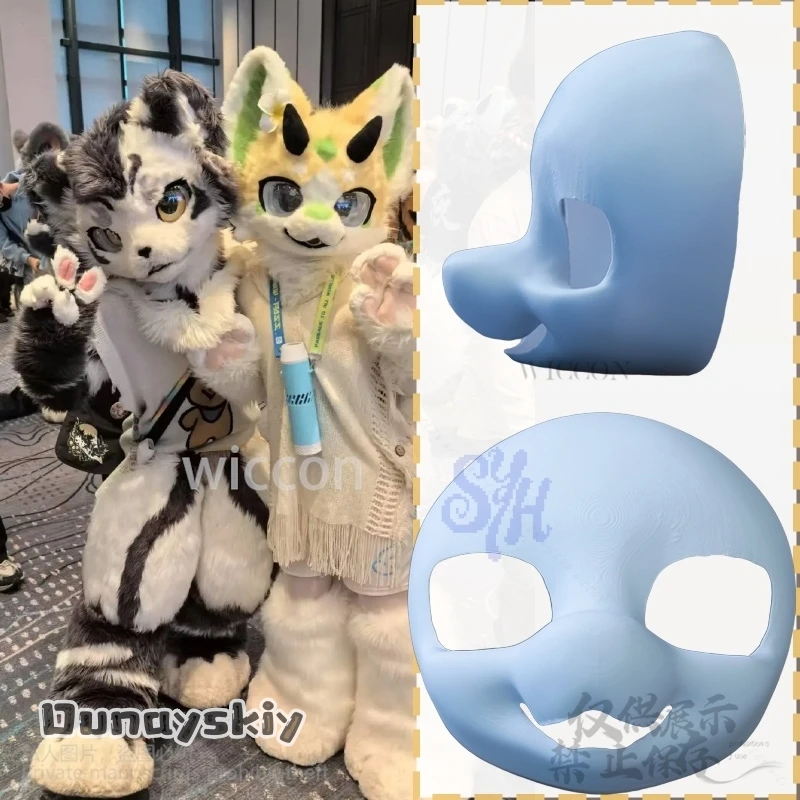 

Аниме пушистая базовая маска кигуруми, меховой костюм, косплей, голова кота, костюм зверя, череп, кавайный милый головной убор, аксессуары «сделай сам», Хэллоуин