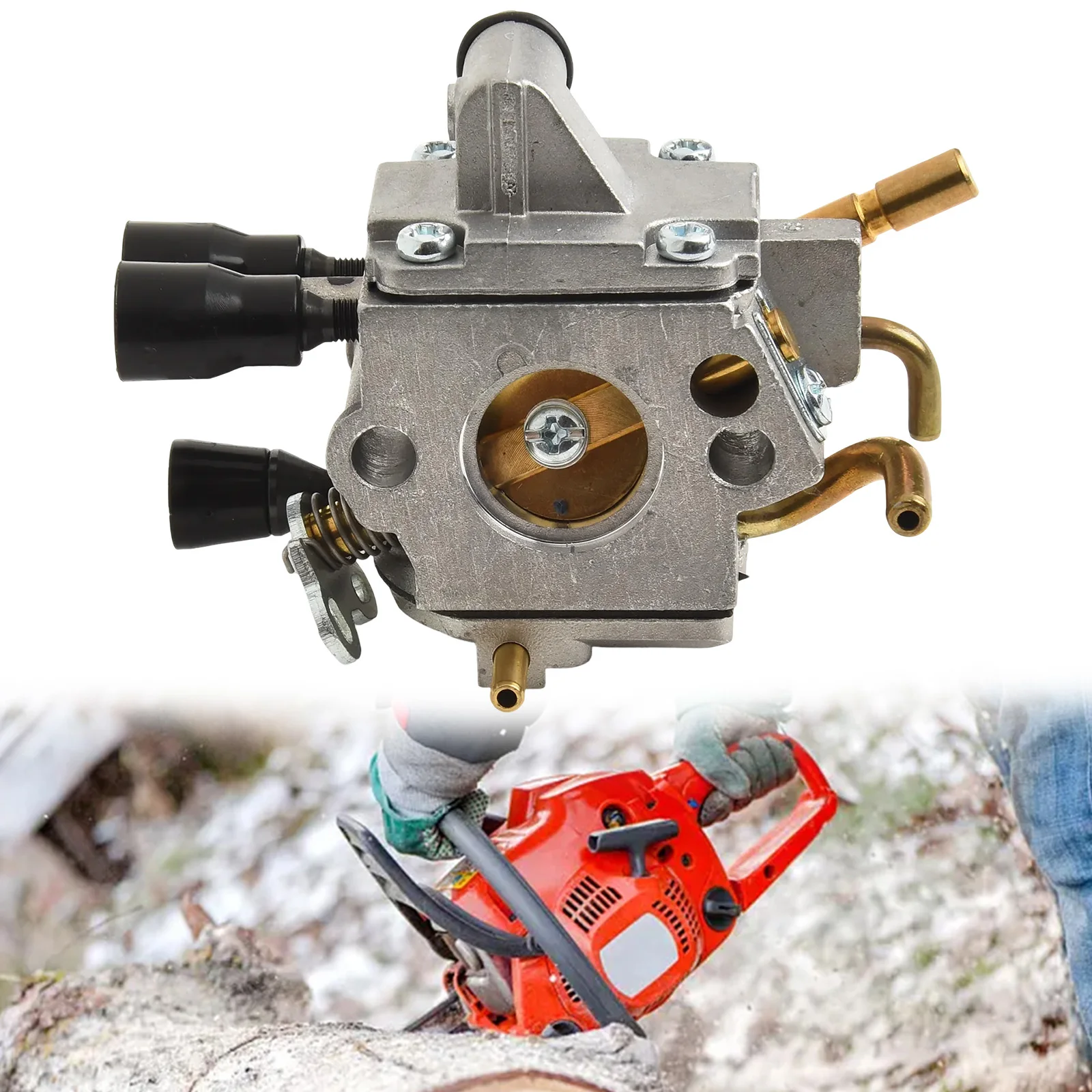 

Chainsaw Replacement Part Chain Saw Carburetor Easy To Install Increased Power Output High Performance Carburetor Part
