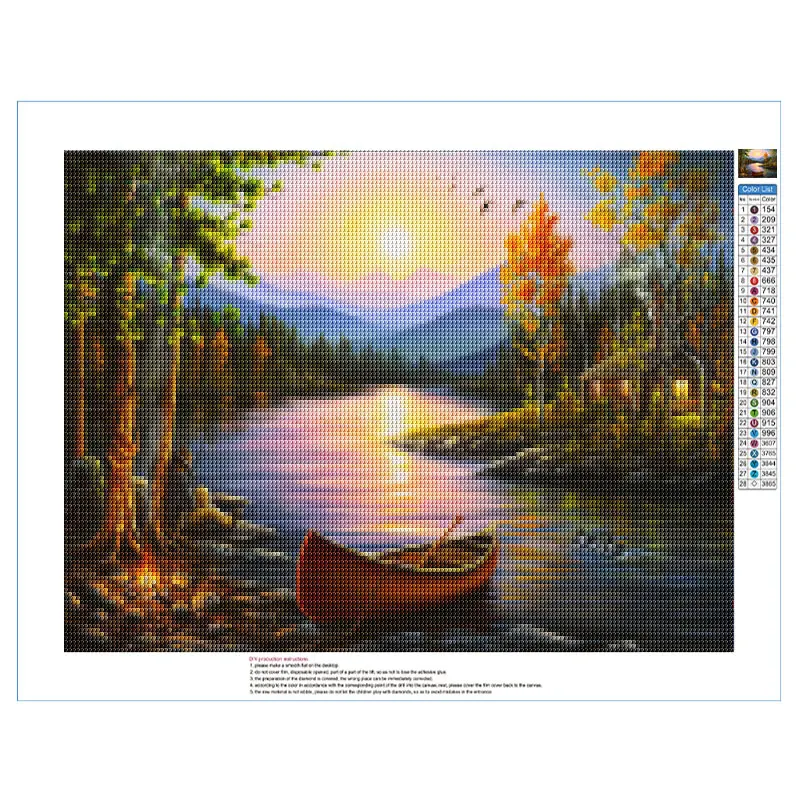 5D DIY Diamond Painting Waterfall Scenery Full Square/Round Drill Embroidery Mosaic Art Picture Cross Stitch Kit Decoration Gift