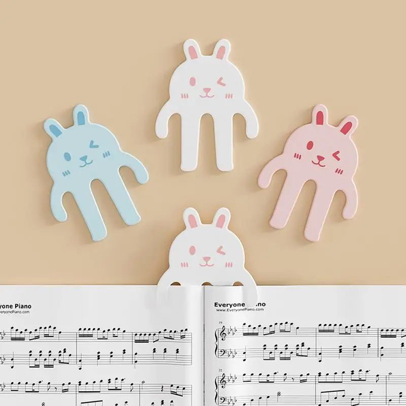 Cute Book Mark Pretty Bunny Bookmarks Rabbits Animal Shaped Bookmark Colorful Cartoon Reading Bookmarks For Study Work