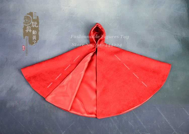 

1/6 Мужской солдат с капюшоном, длинная накидка рыцаря, красочный плащ, аксессуары для кукол для 12-дюймовой экшн-фигурки, тела