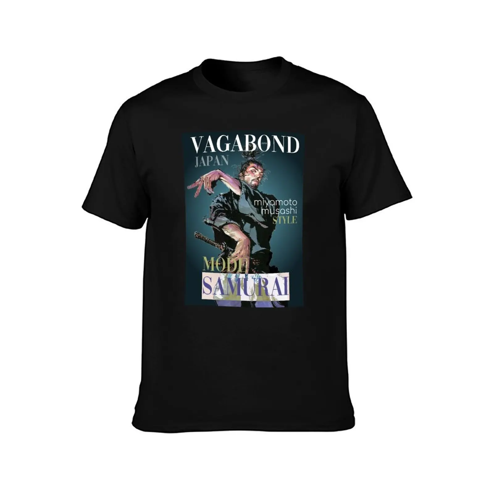miyamoto musashi vagabond T-Shirt Summer Casual Cotton Tee Oversized Streetwear Tops Vintage Graphic Print Unisex Men Women