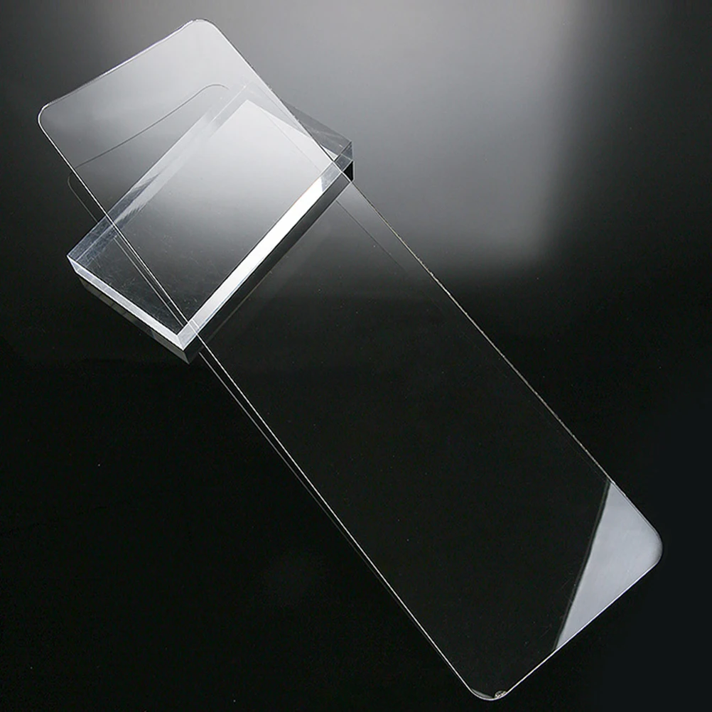 

Transparent Highlighting Board Dyeing Paddle Hair Color Tool PC Material Without Tooth Wide Application Easy Visibility