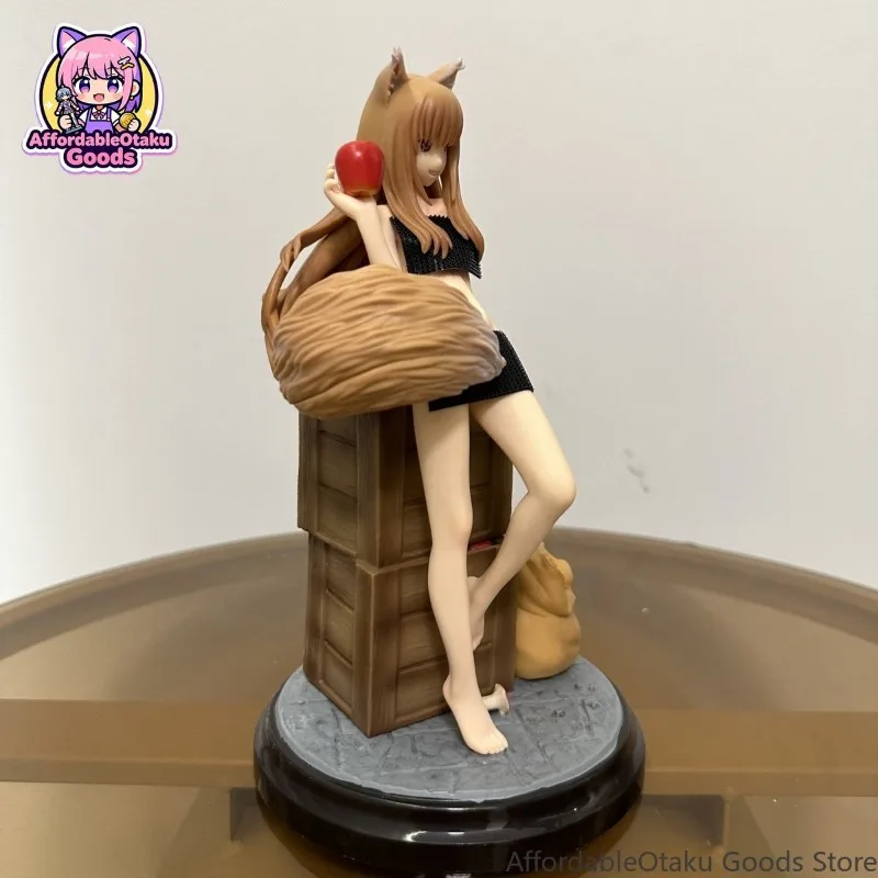 Spice and Wolf Holo Wise Wolf 2nd Ver. Chibi Cute Boxed Prize Figure Anime Collectible Desk Car Decor Gift view 3